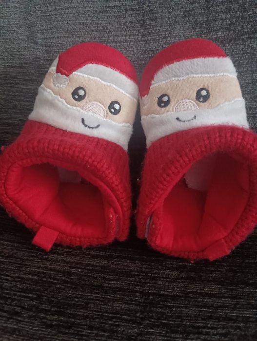 Sapato bota pai natal 6-9meses