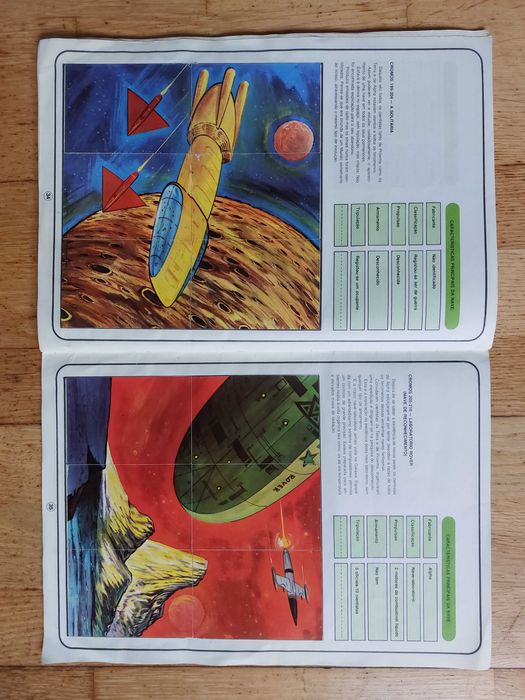 Caderneta de cromos Naves Espaciais 2000 a 2500