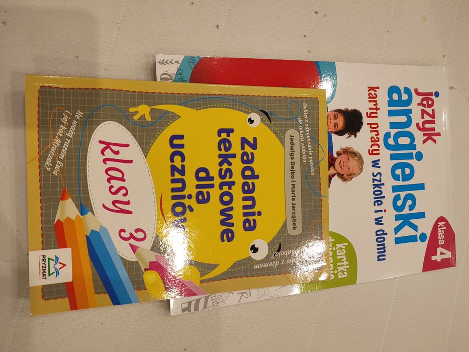 Zadania tekstowe i karty pracy z języka angielskiego