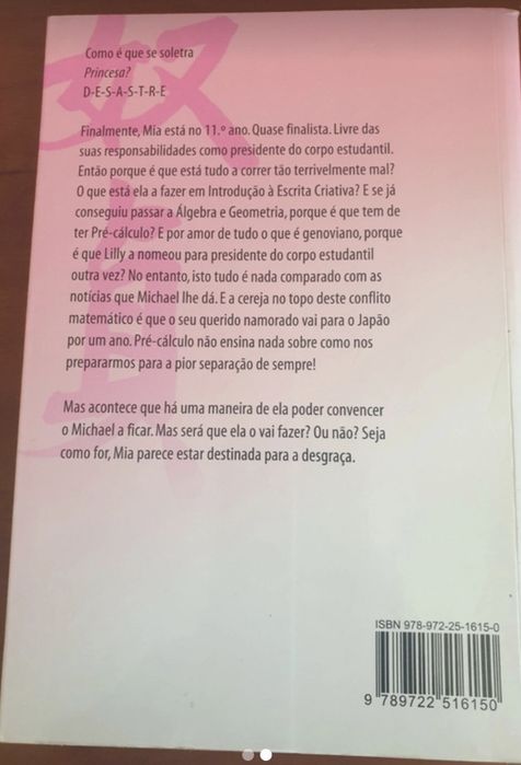 Livro Diário da Princesa