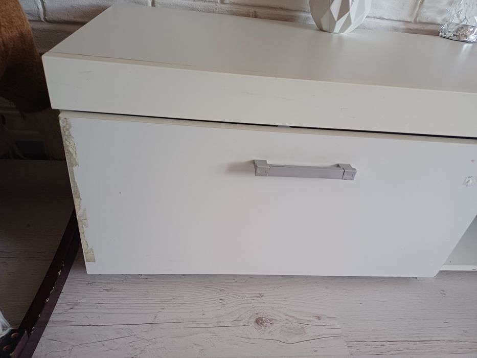 Szafka pod tv, rtv, 180cm biala długa