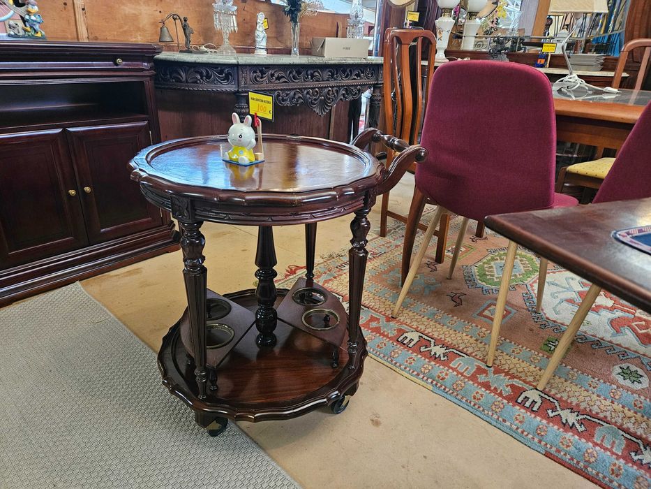 Carrinho de chá/bar em madeira - Muito bom estado geral