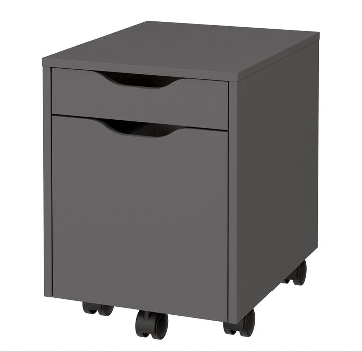 Bloco gavetas cinzento