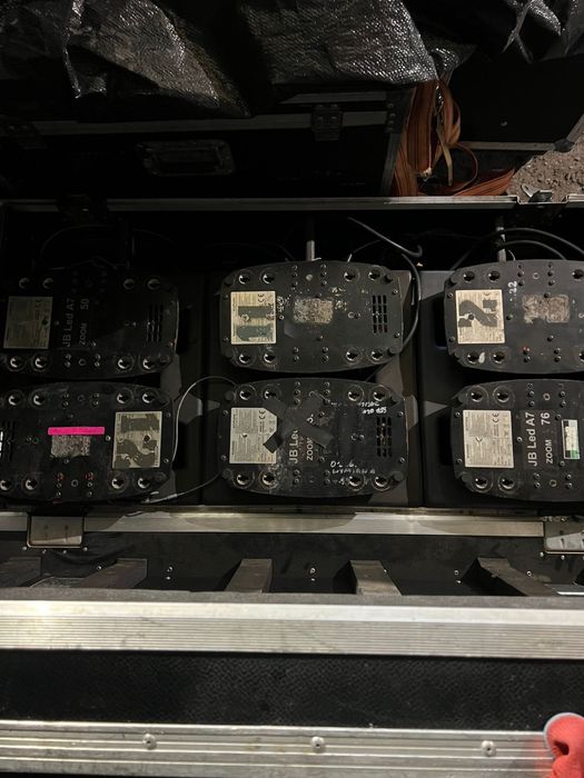 Jbled a7 jb lighting wash beam led głowa ruchoma zestaw