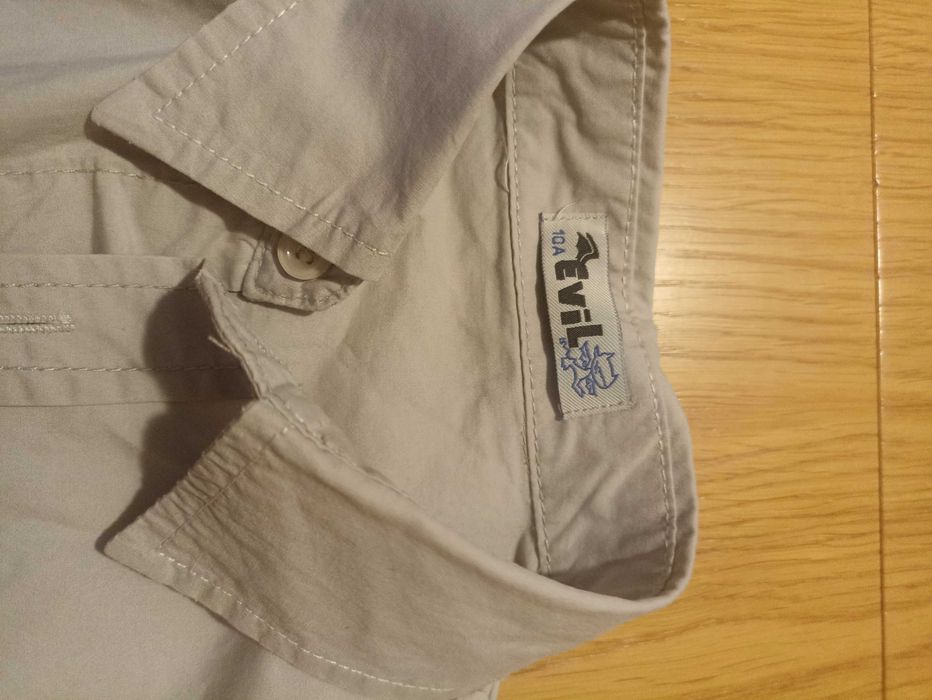 Koszula chłopięca z długim rękawem r 140