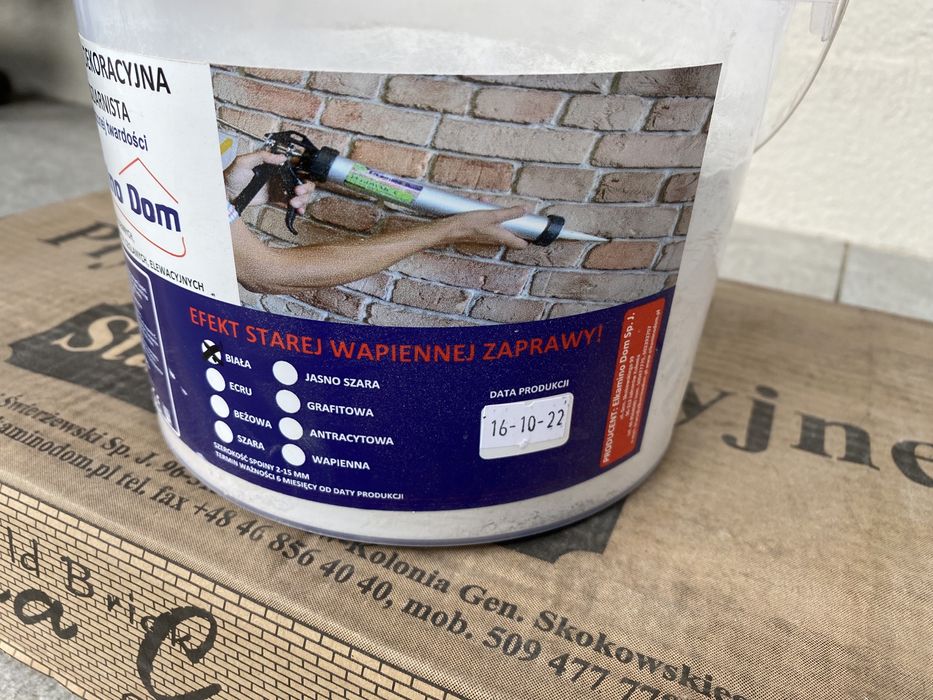 Płytka elewacyjna ELKAMINO DOM Stara Cegła biała