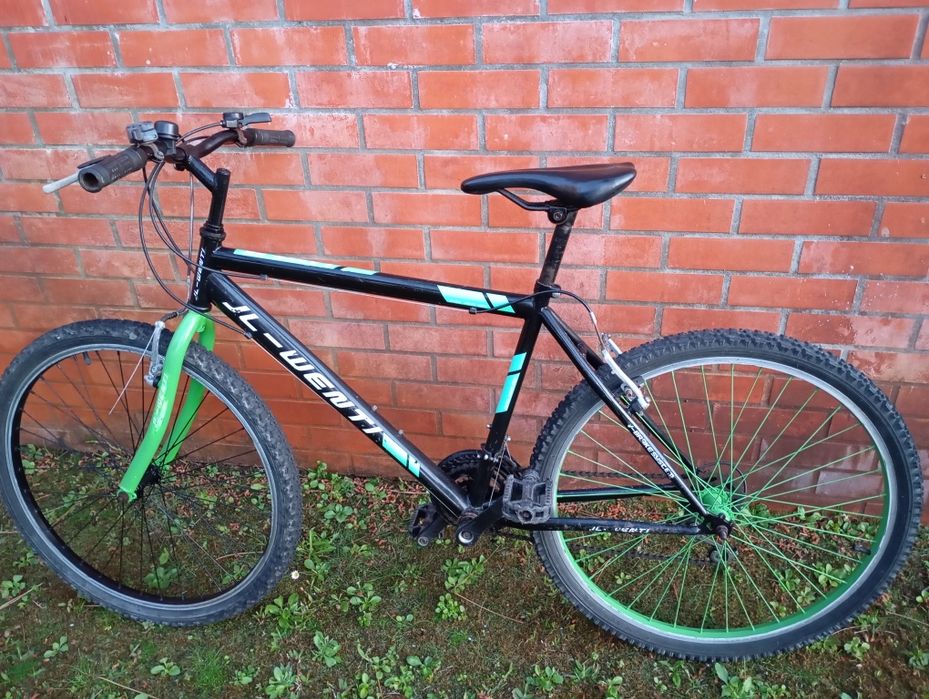 Bicicleta verde Roda 26