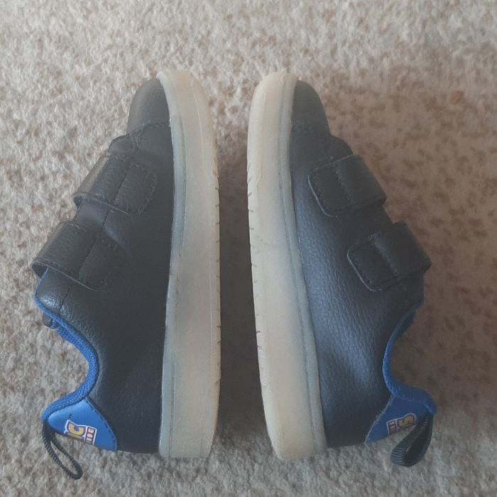 Buty chłopięce adidasy sportowe rzepa świecące granatowe Sonic 26 H&M