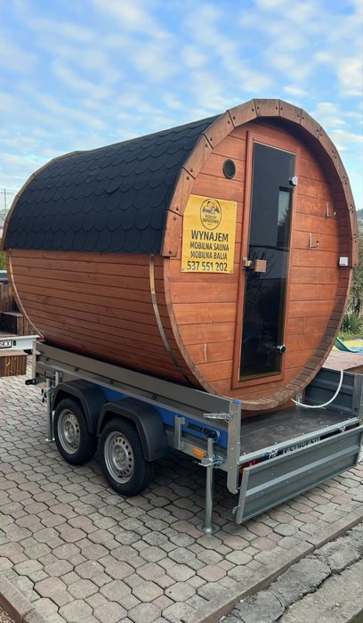 Mobilna Balia jacuzzi oraz mobilna sauna na WYNAJEM