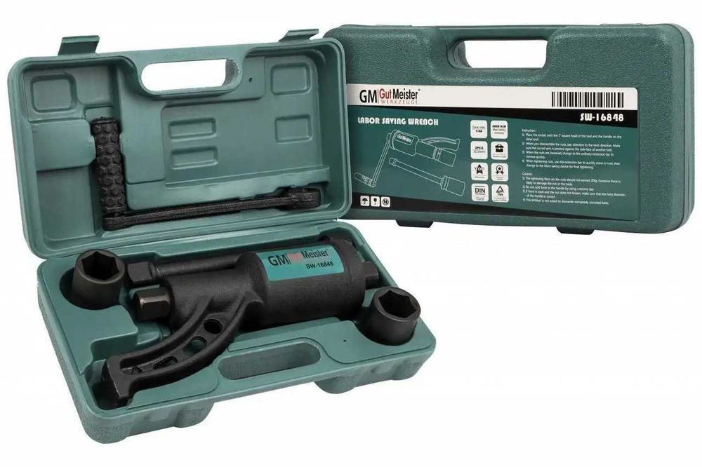 Гайковерт ручний механический , 6800Нм Gut Meister TC-68B, м'ясорубка