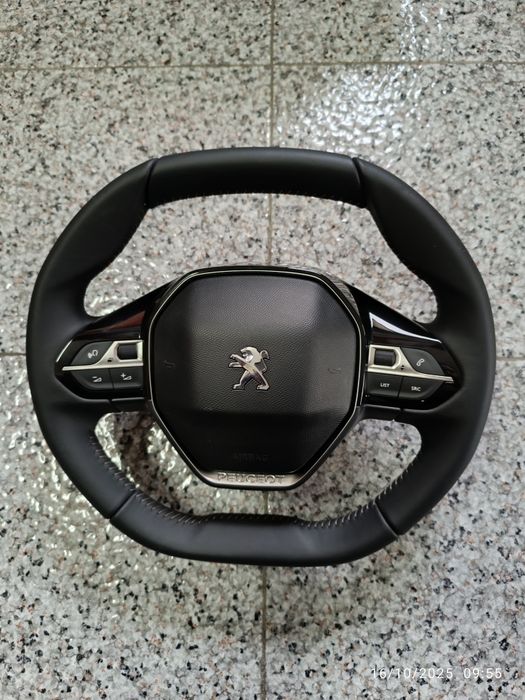 Volante em pele Peugeot 2008, 3008, 5008, 208, 308, 508, Partner