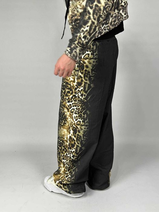 Штани Ksubi Mowalola Trakpant Black Cheetah чорні sweatpants штаны