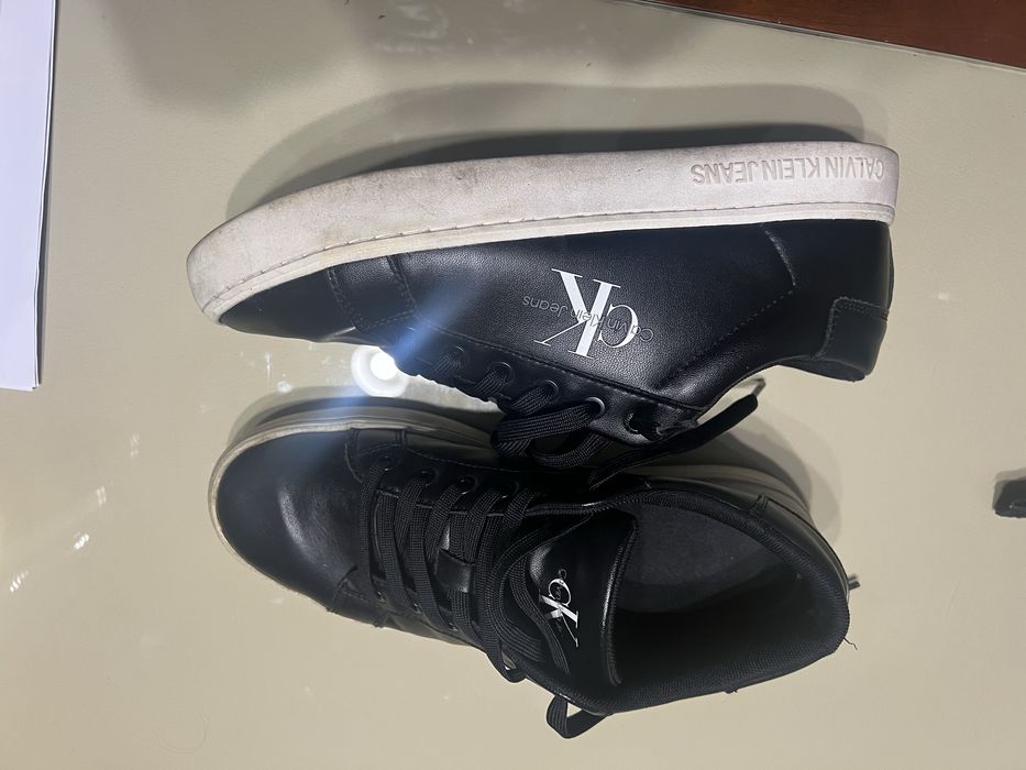 Sapatilhas pretas calvin klein