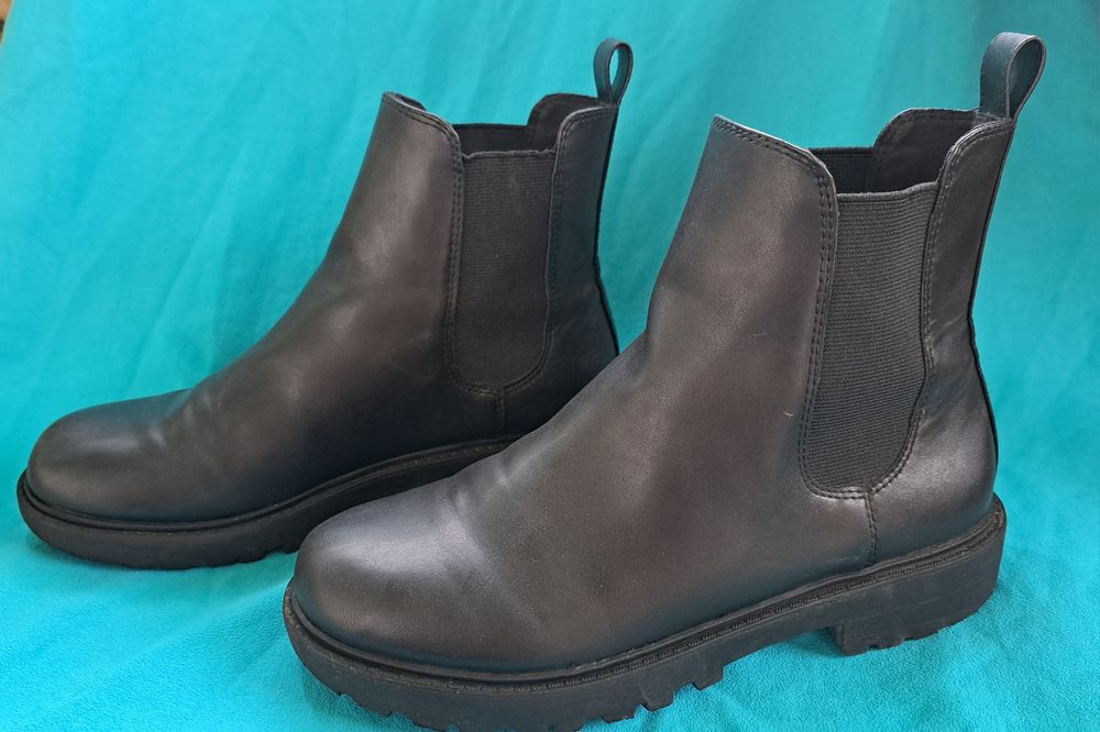 Buty trzewiki dziewczęce czarne 36. H&M