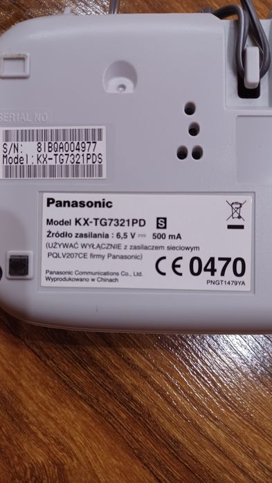 Panasonic telefon z intercom oraz cyfrową sekretarką