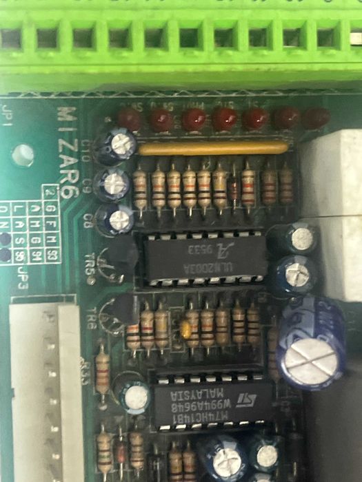 Central Placa Eletrônica BFT MIZAR6 Original para Automatizador de Portão – usada a funcionar