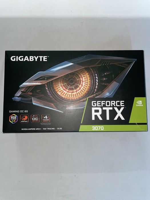Placa Grafica RTX 3070 GIGABYTE OC 8GB 2 ANOS DE GARANTIA