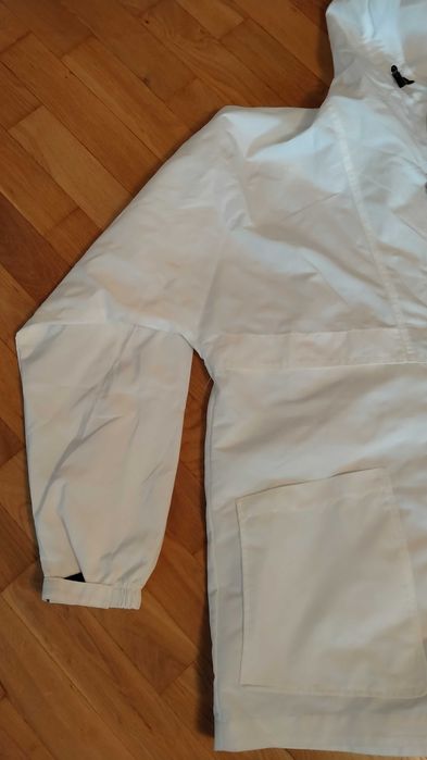 Kurtka damska Pull&Bear biała, z kapturem, Polecam