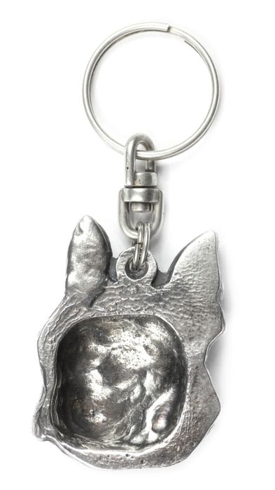 Boston Terrier brelok do kluczy posrebrzany Art-Dog