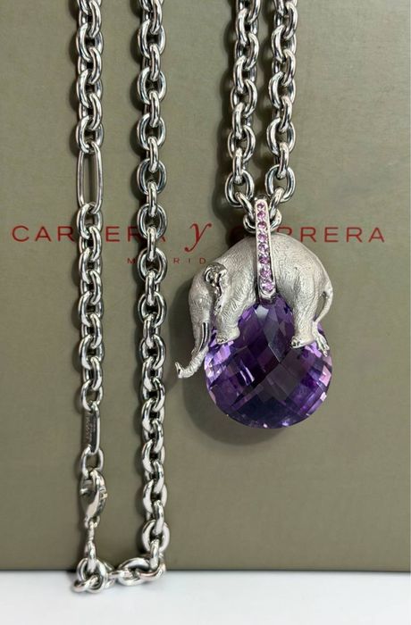 Кольє Carrera Y Carrera Оригінал Біле золото 750 проба - 57,70 грам