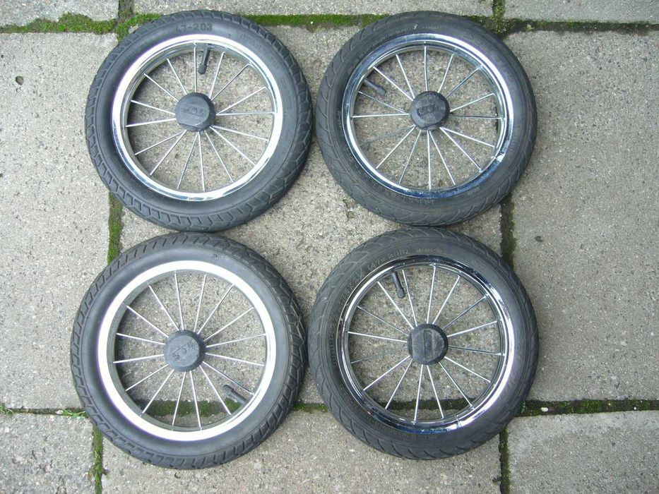 Koła do wózka dziecięcego 12,5 x 1,75 x 2,25, 4 sztuki
