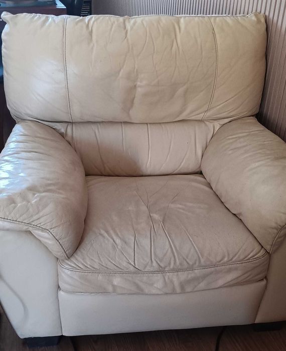 Sofá branco (poltrona)