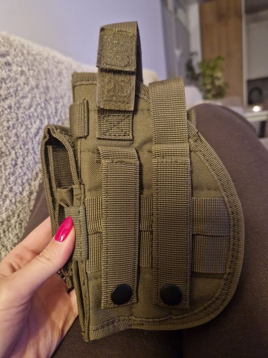 Kabura pistoletowa camo molle uniwersalna olive