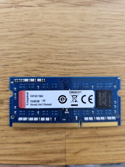 Kingston DDR3 4GB 1600MHz CL11 SRX8 SODIMM
