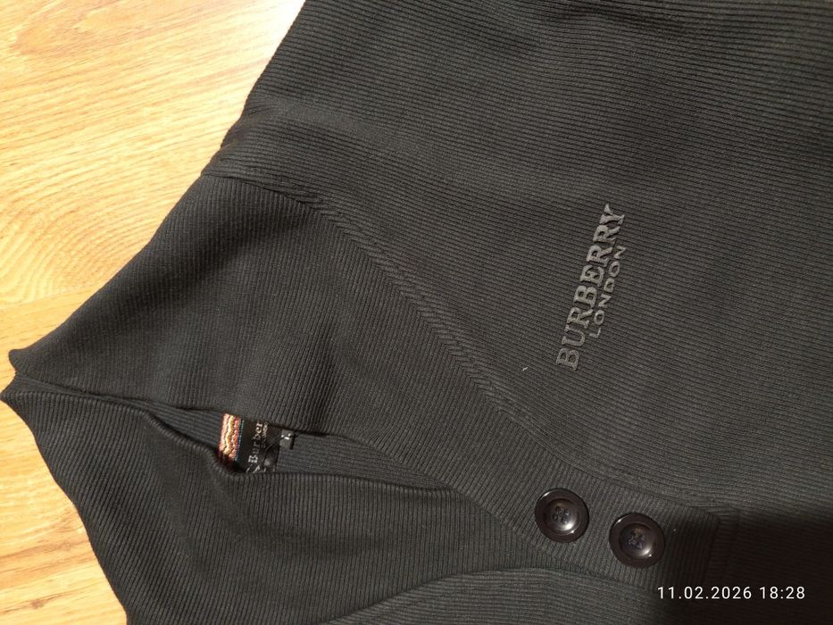 Piękne nowe bawełniane ślimowe bluzy męskie burberry