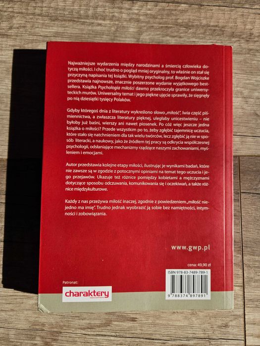 Psychologia Miłości Bogdan Wojciszke