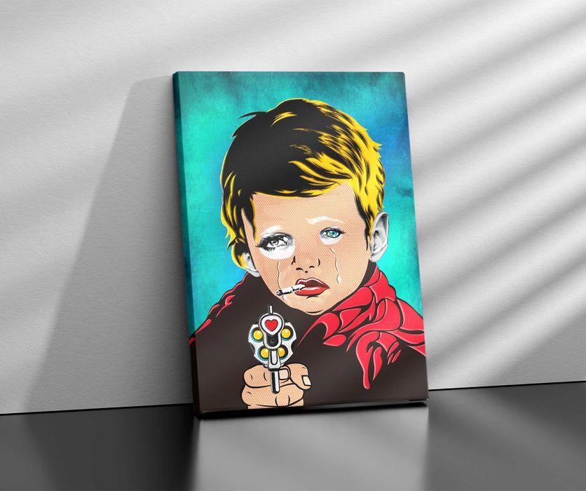 Conjunto telas "Meninos da Lágrima" - 50x70cm