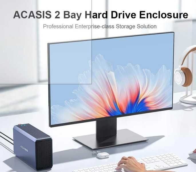 Armazenamento para Hard Discs - ACASIS EC-7352 Novo + POSUGEAR Novo