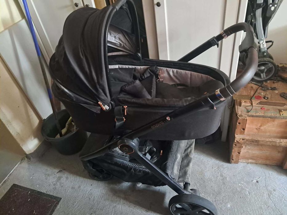 Wózek espiro only czarny 2 w 1