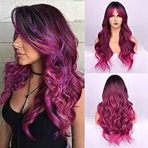 Fulang Włosy/peruka syntetyczna, długie, kręcone