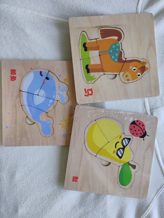 Puzzle drewniane dla dzieci 5-6 lat