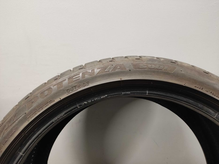 4x255/35R19 Bridgestone Potenza S001, 96Y XL, 2021 rok, Rant Ochronny