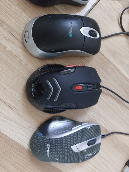 5szt Myszka myszki pady do komputera laptopa dla graczy sprawne