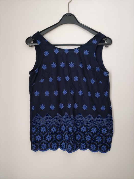 Granatowa bluzka na ramiączkach Next 8