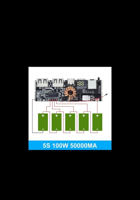 DP 100w Плата павербанка  5s