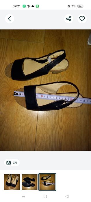 Sandałki rozmiar 37