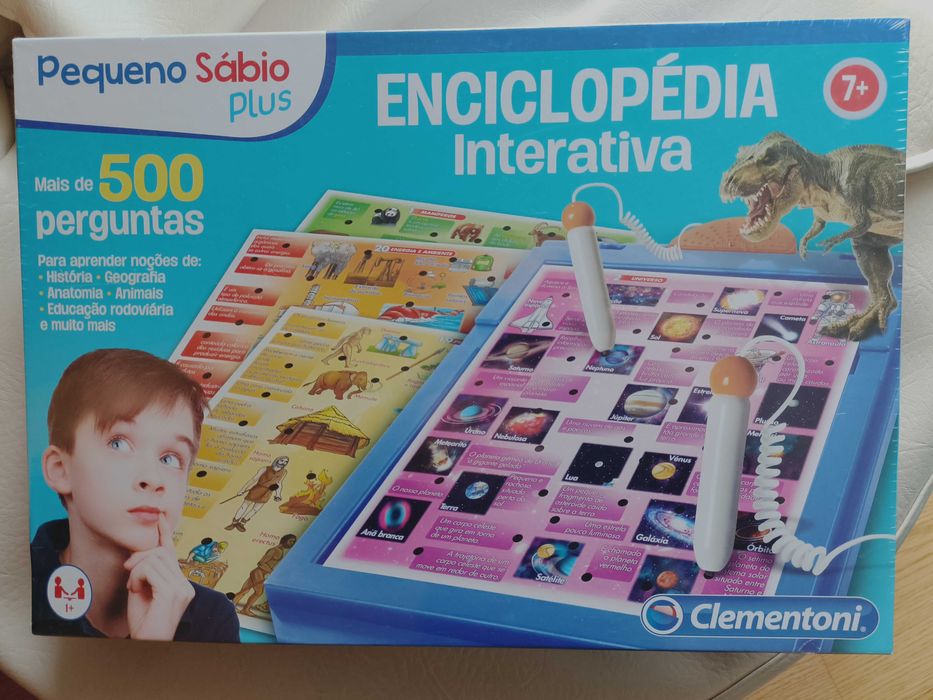 Jogo da Enciclopédia Interativa da Clementoni
