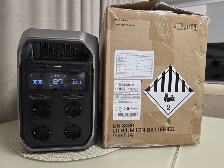 Ecoflow Delta 3 Plus (Європейські розетки)