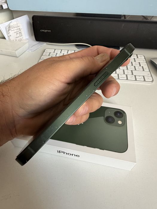 Bateria 100% iPhone 13 256gb Green