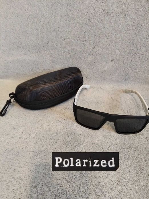 Nowe klasyczne okulary spolaryzowane czarna soczewka