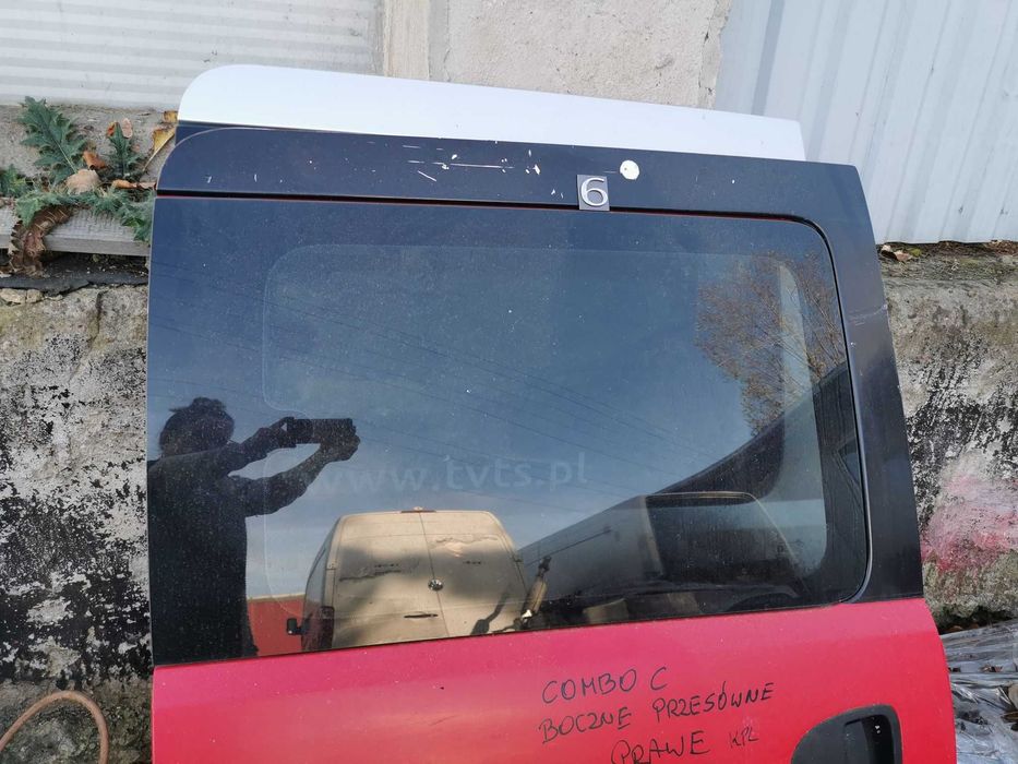 Opel Combo C drzwi przesuwne boczne prawe