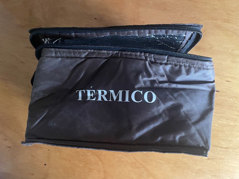 Saco térmico castanho