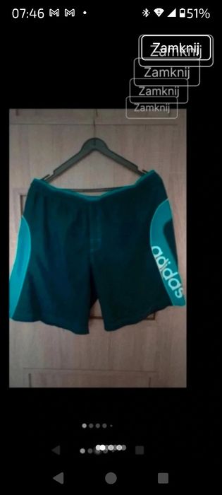 Krótkie spodenki męskie Adidas