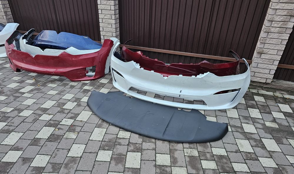 Tesla X S Plaid бампер передний Тесла Х С бампер передній
