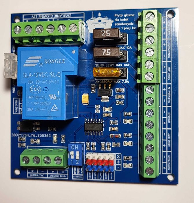 Łódka zanętowa płyta główna. Do budowy własnej łódki zanętowej.