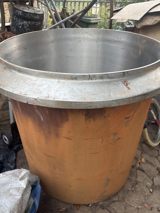 Deposito aberto em inox